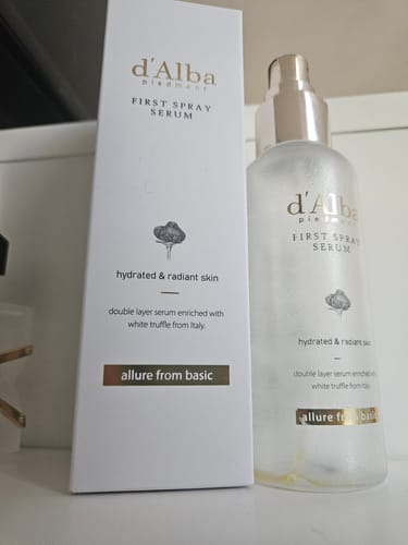 Customer photo review of d'Alba - Sérum en spray à la truffe blanche - 50/100ml