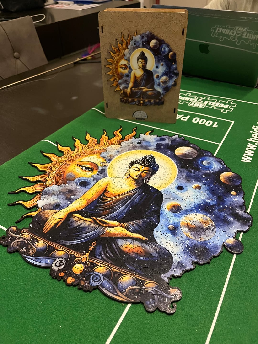 Customer photo review of Evrensel Işık Buda- Ahşap Puzzle