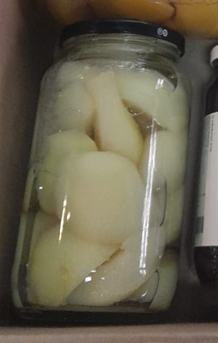 Customer photo review of Fruta en almíbar SIN AZÚCAR