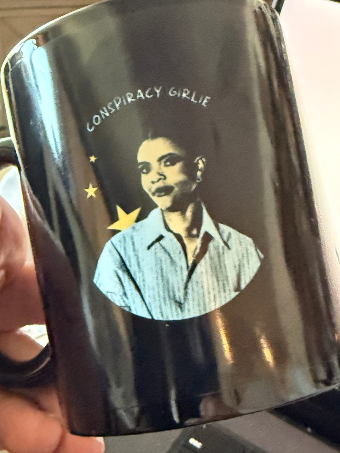 Customer photo review of Conspiracy Girlie Mug