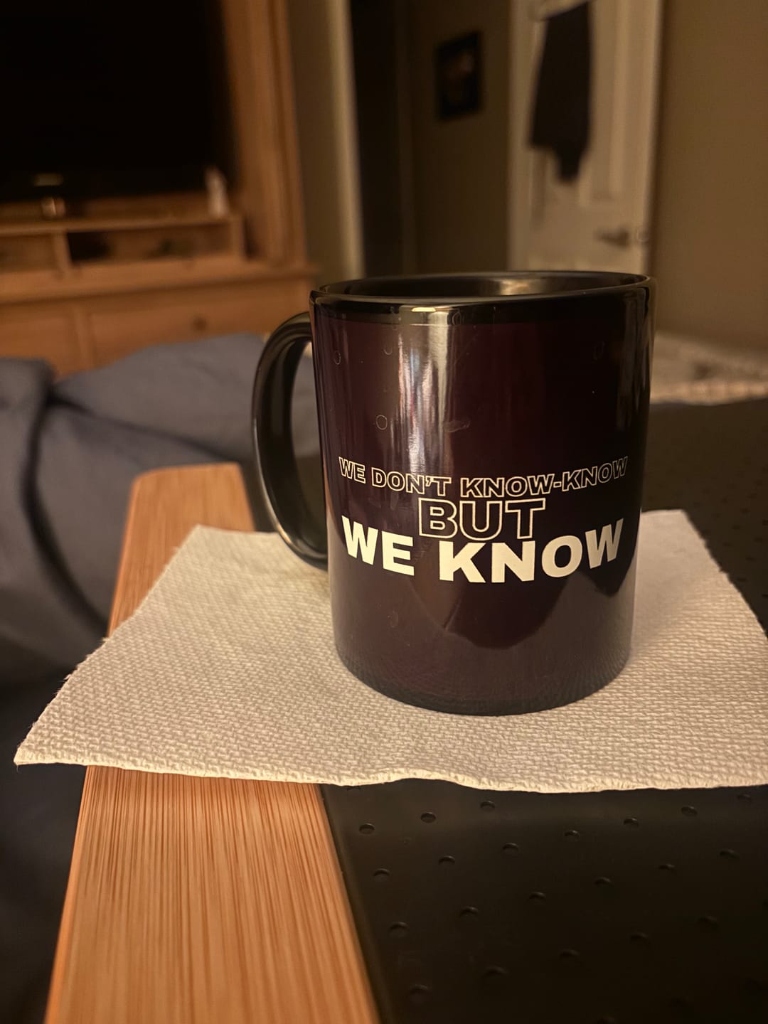 Customer photo review of We Know Mug