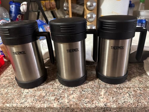 Customer photo review of TERMO COMIDA ACERO 470ML CON ASA