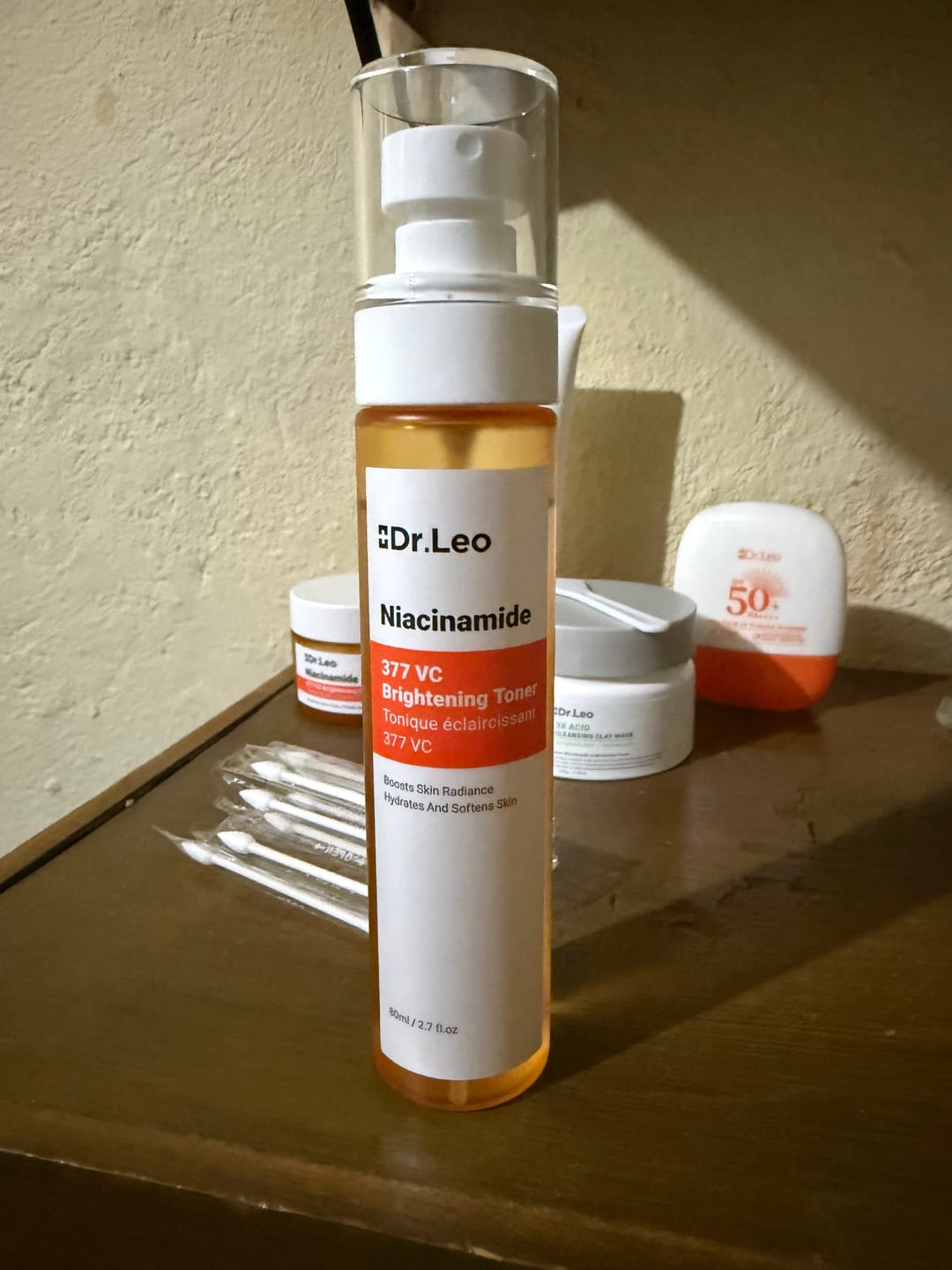 Customer photo review of Tónico Iluminador con Niacinamida, 377 y Vitamina C