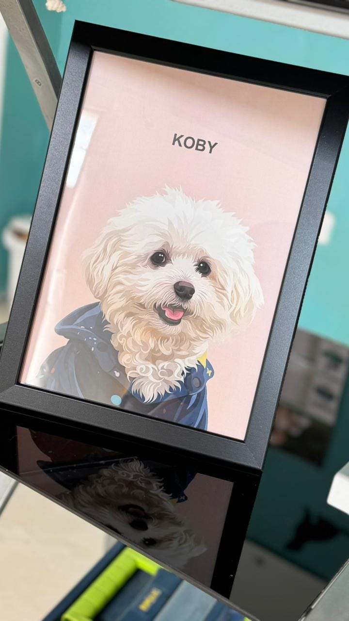 Customer photo review of Retrato Personalizado