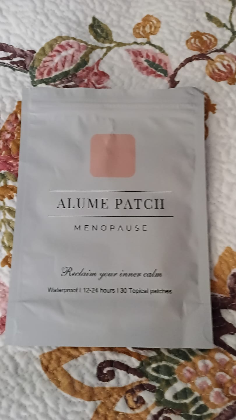 Customer photo review of alumepatch menopause patch