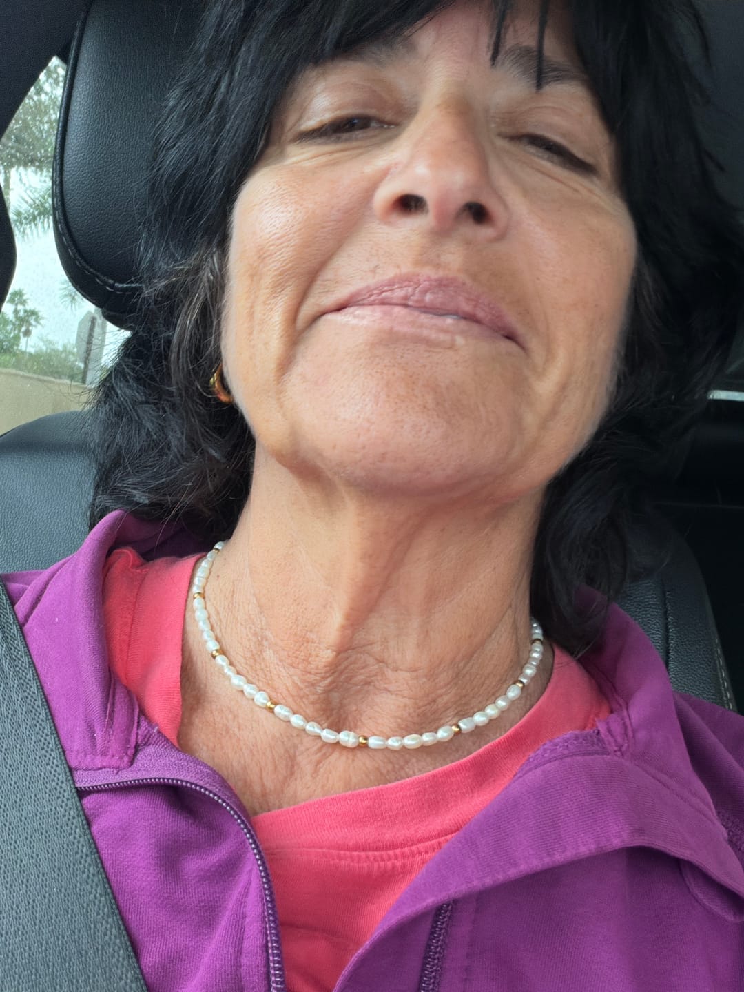 Customer photo review of Aloha Pearl and Gold Choker