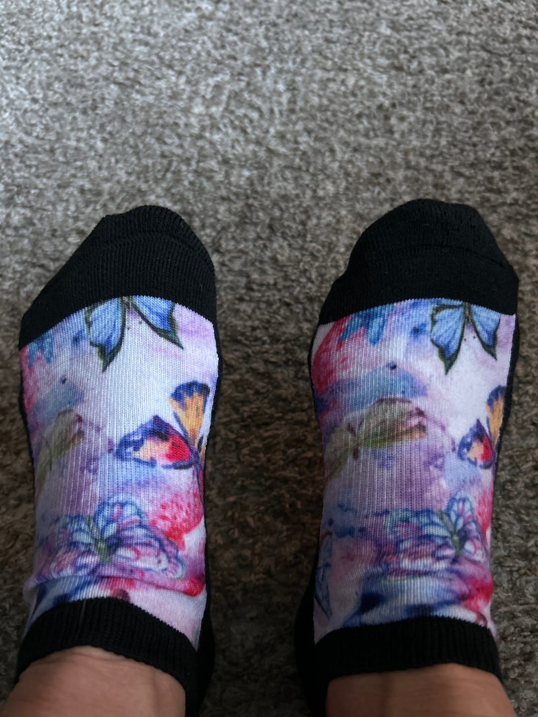 Customer photo review of Butterfly Ankle Socks