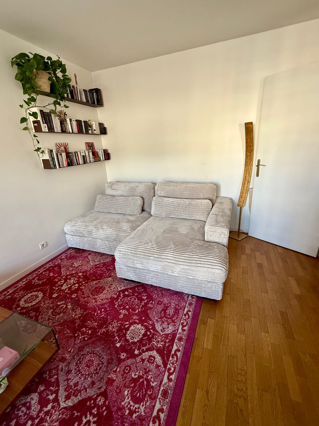 Customer photo review of Canapé d'angle convertible grande méridienne MONTPARNASSE