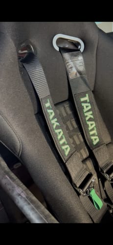 Customer photo review of Takata 4 Point Harness - Black Style