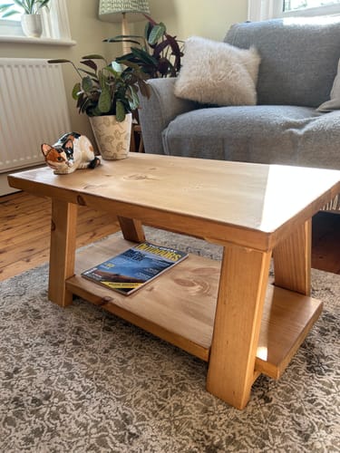 Customer photo review of Soho Solid Wood Coffee Table