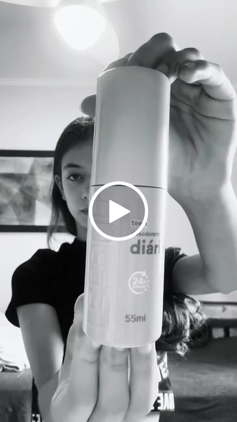 Customer video review of Desodorante Diário Teen
