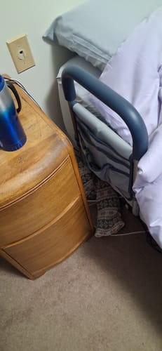 Customer photo review of Bed Rails for Elderly Adults Safety