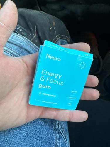 Customer photo review of Energy & Focus Gum