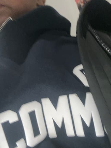 Customer photo review of GATED COMMUNITY ZIP HOODIE NAVY