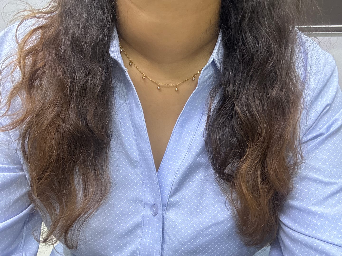 Customer photo review of Multiple Stones Necklace