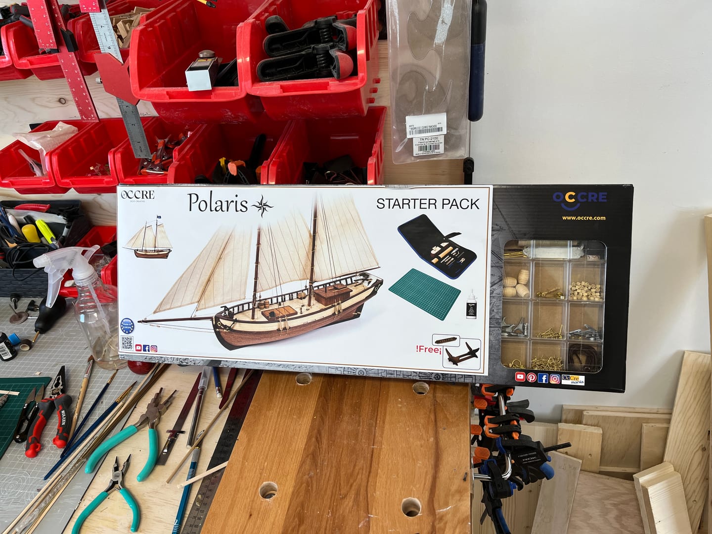 Customer photo review of Maqueta Barco Polaris Starter Pack