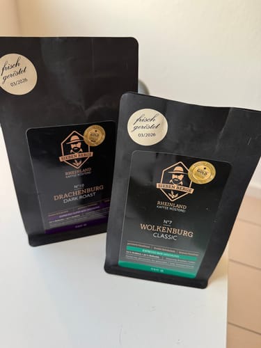 Customer photo review of Entdecke vier einzigartige Röstungen – Espresso Probierpaket 4x 250g