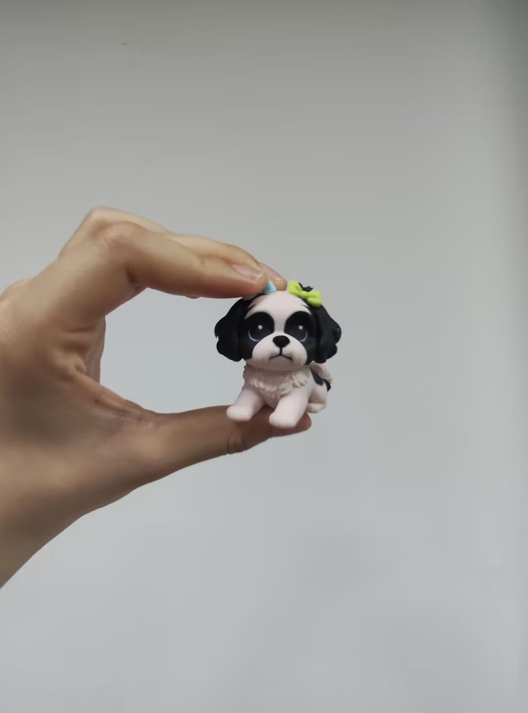Customer photo review of Custom 3D Pet Figure Keychain & Bag Charm - Take Them Everywhere