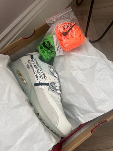 Customer photo review of Off-White x AM90 'Ice'