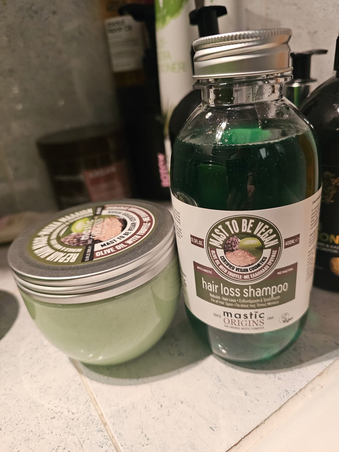 Customer photo review of Repair Hair Mask