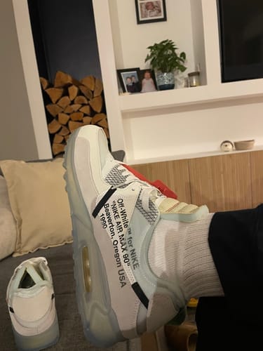 Customer photo review of Off-White x AM90 'Ice'