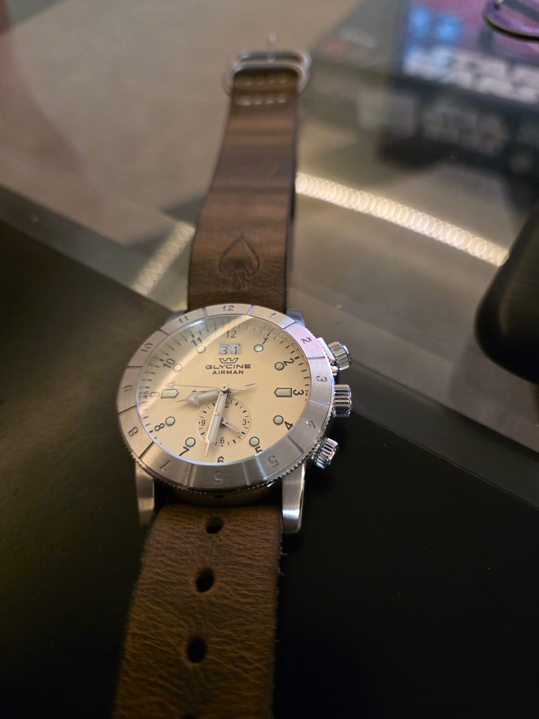 Customer photo review of W.O.E. Leather Single Pass Strap