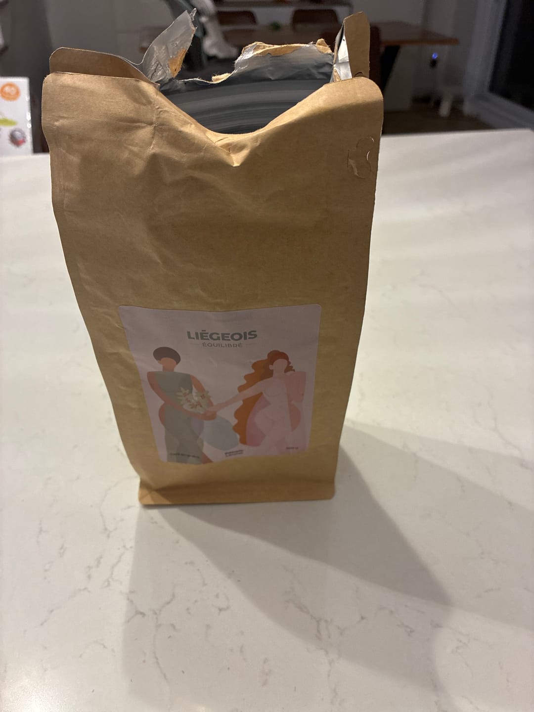 Customer photo review of EQUILIBRE - Coffee beans medium roast - Ethiopia - Liegeois our local brand