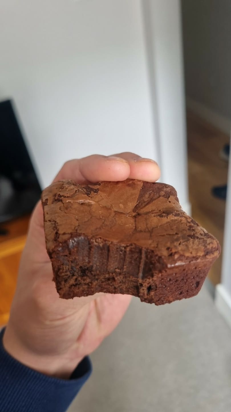 Customer photo review of Happy Birthday Mixed Box of Postal Brownies Delivered To Your Door
