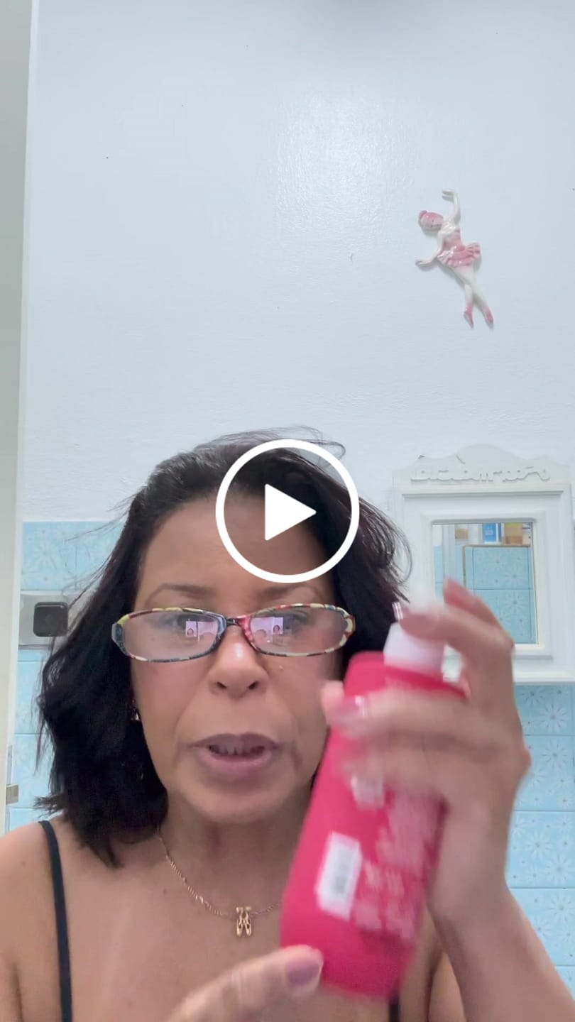 Customer video review of shampoo sem sulfato