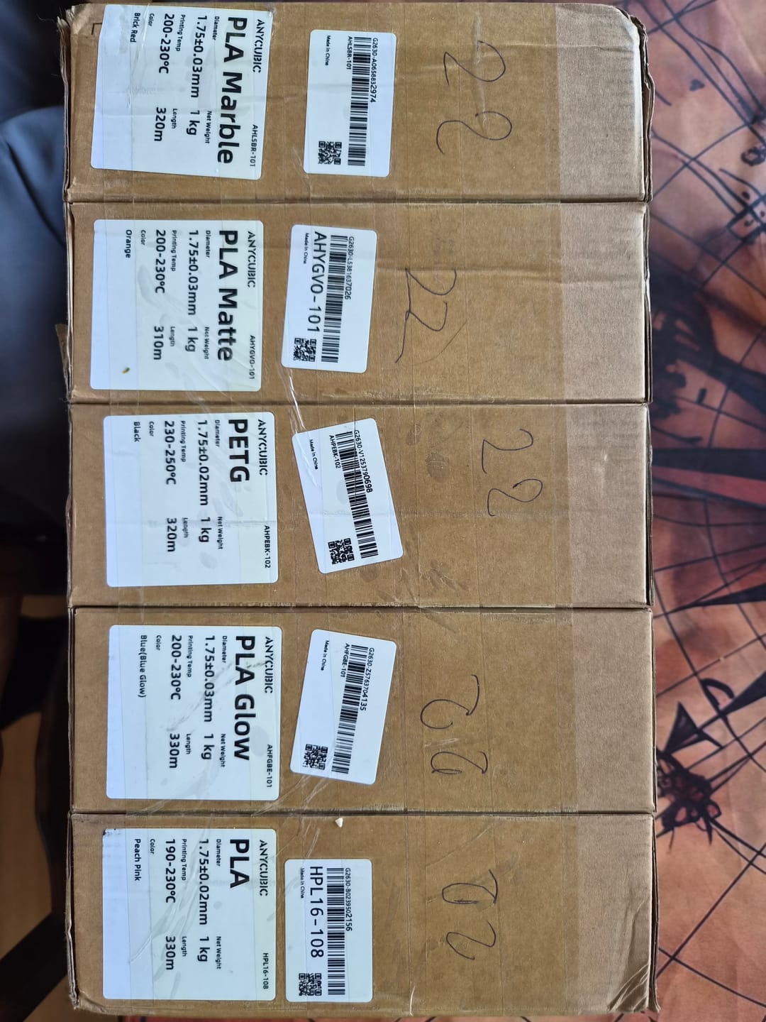 Customer photo review of Anycubic Boîte Mystère de Résine et de Filaments