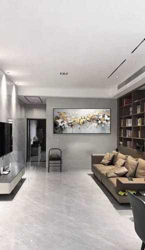 Customer photo review of Wings of Light-Textured Butterfly Abstract Oil Painting for Modern Home Decor