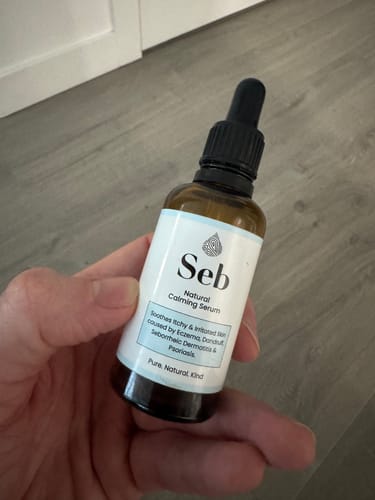 Customer photo review of Seb Natural Calming Serum