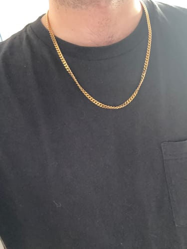 Customer photo review of Cuban Chain Gold | 5mm