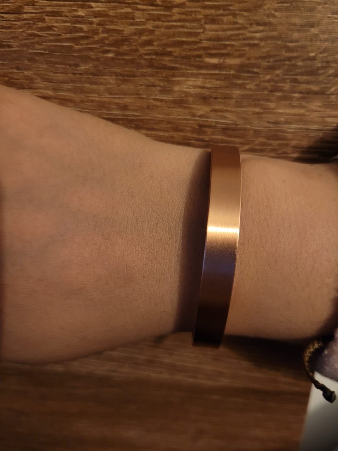 Customer photo review of Pulsera de Cobre