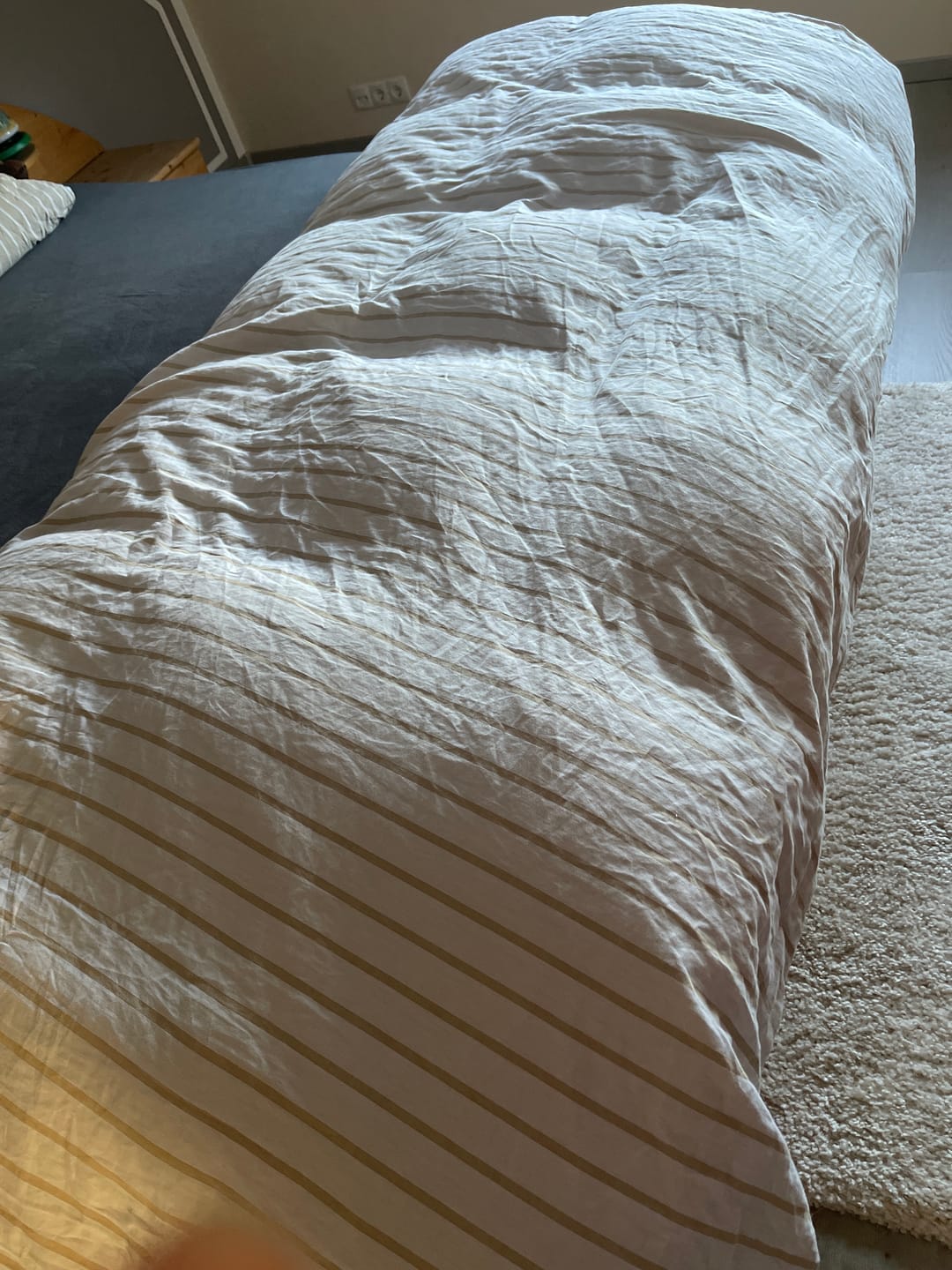 Customer photo review of Daunen Bettdecke mit Federn
