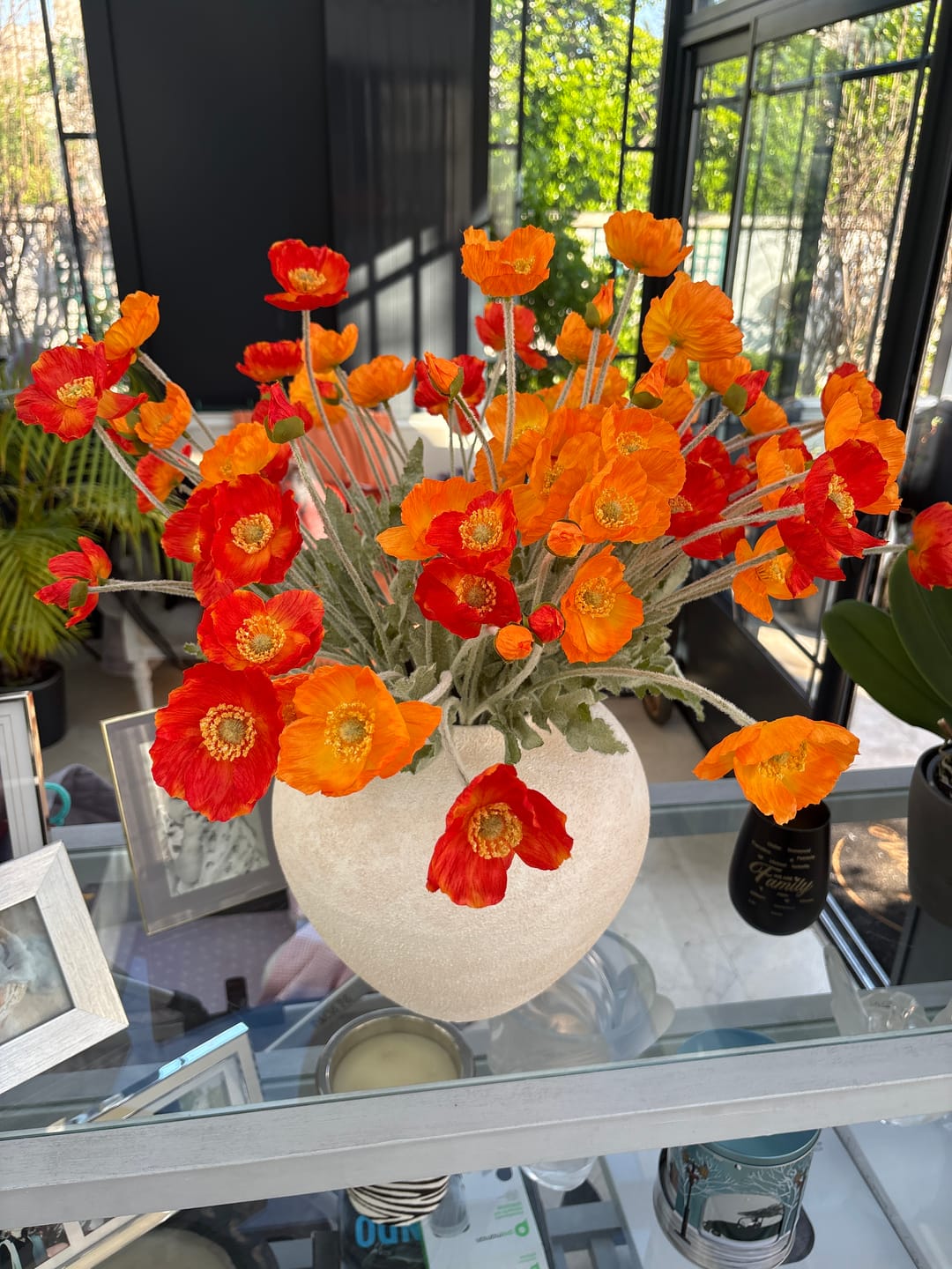 Customer photo review of Coquelicots - Orange clair (10 tiges)