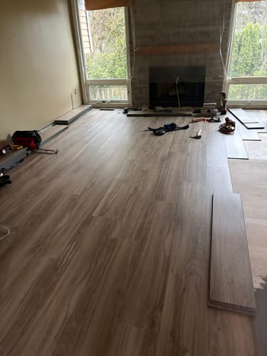 Customer photo review of Contemporary Mantels