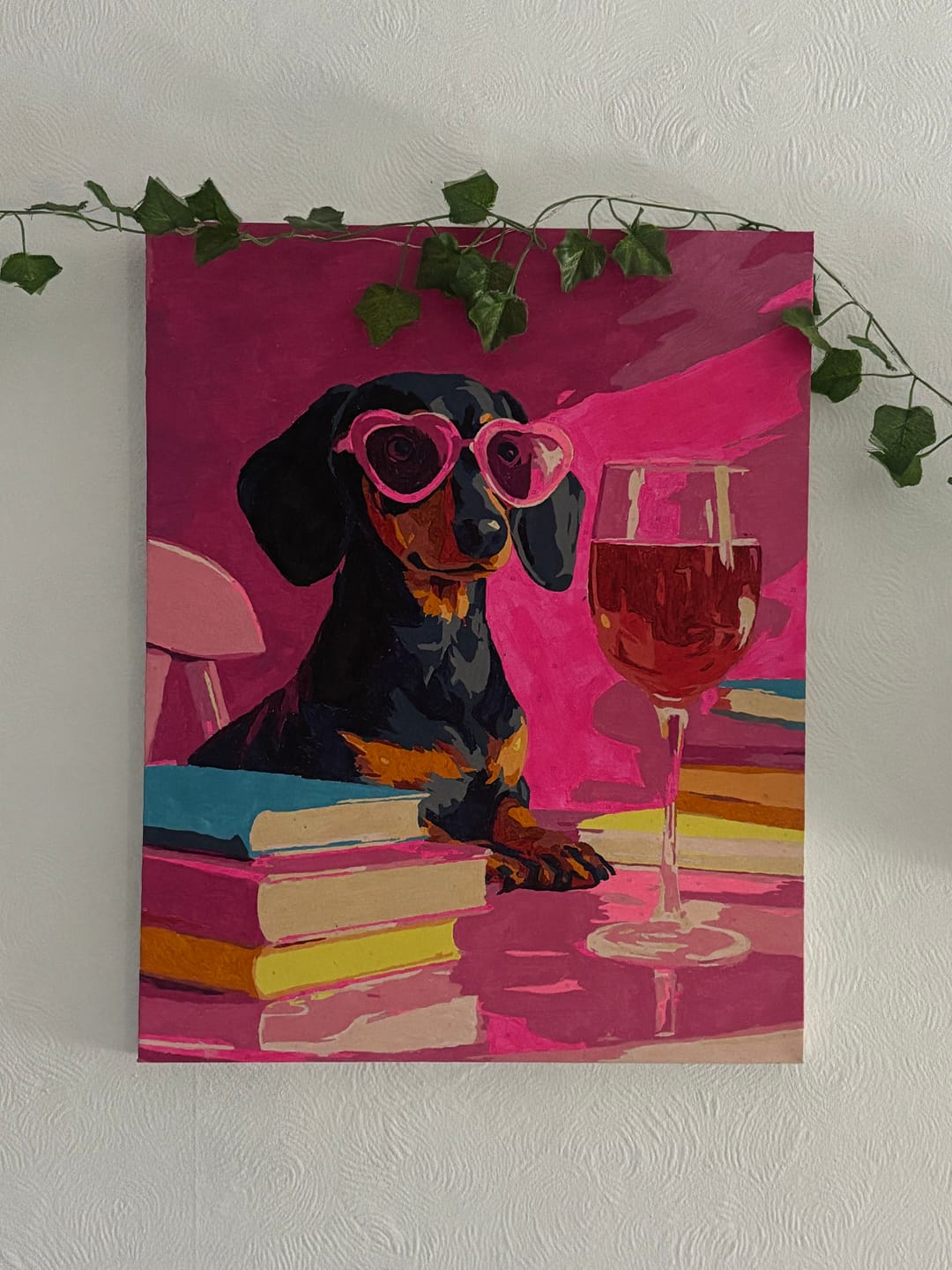 Customer photo review of Happy hour | Paint by Number