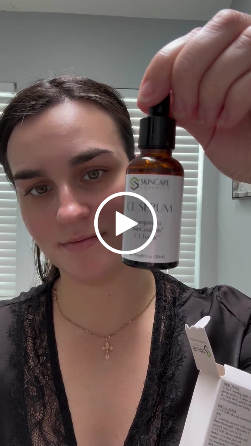 Customer video review of CE SERUM | COMPLEXION BRIGHTENING