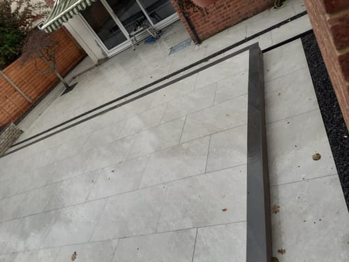 Customer photo review of Himalayan - White Porcelain Paving Tiles - 900 x 600 x 20mm