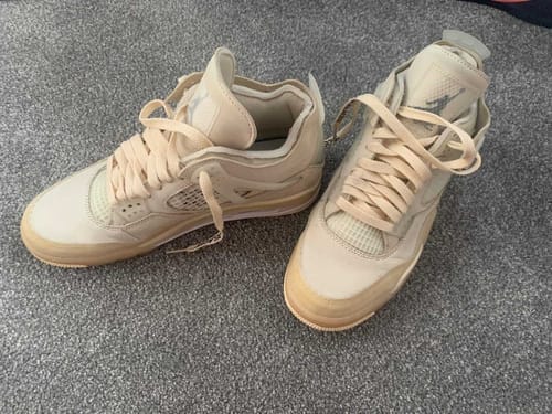 Customer photo review of Off-White x AJ4 Retro Sail