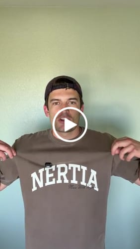 Customer video review of Purpose E30 Tee [Washed]