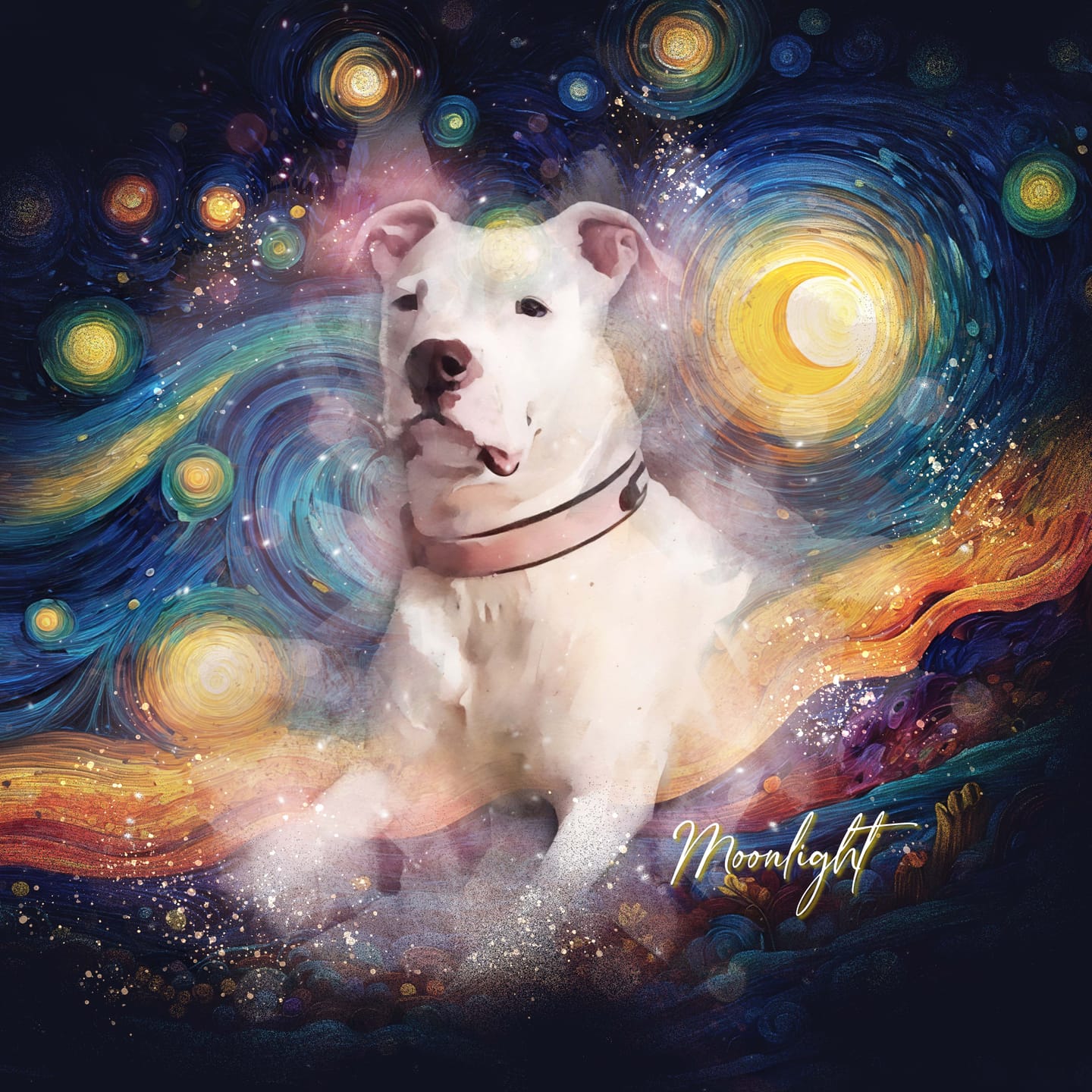Customer photo review of Custom Pet Portrait - Wonderland (WL)