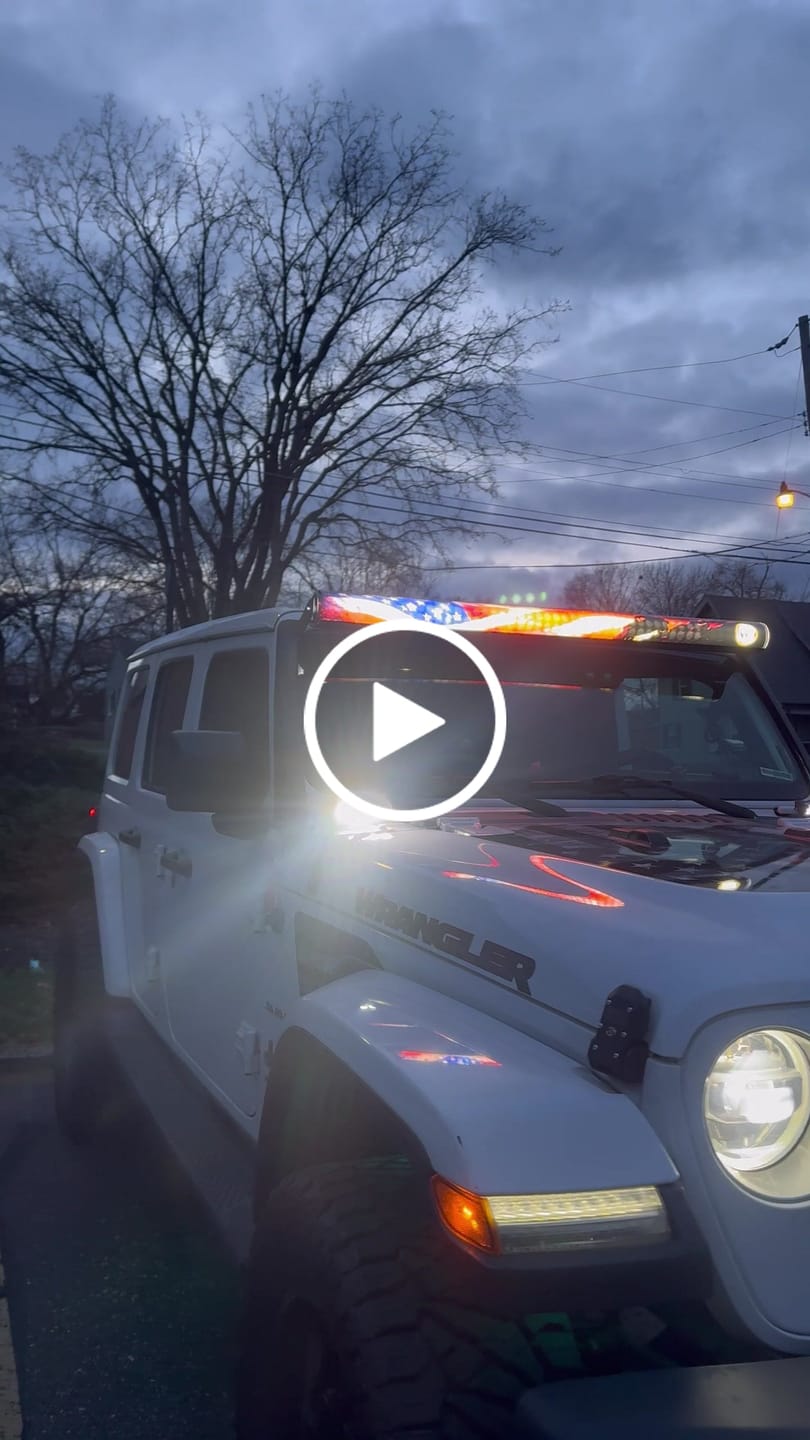 Customer video review of Light Bar Cover | Dual Row 52"