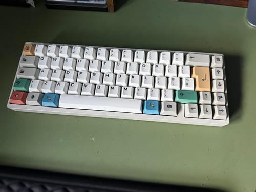 Customer photo review of DOT WORKS - iRetro Keycap Set