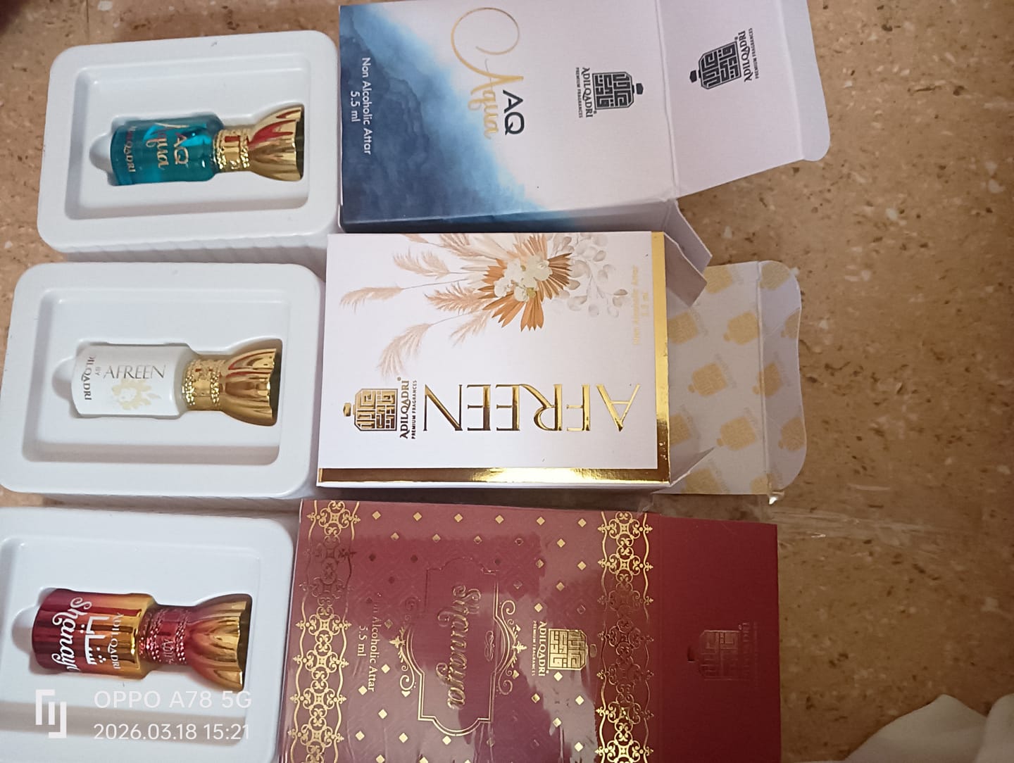Customer photo review of Afreen Woman Luxury Attar Perfume