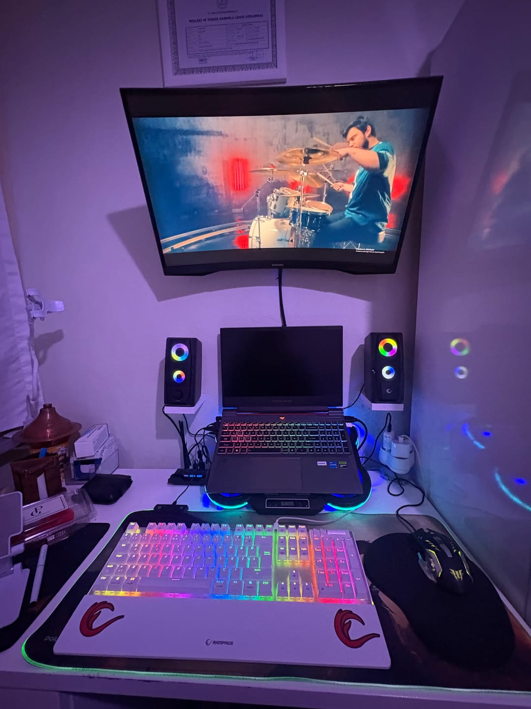Customer photo review of RMS-X9 2.0 RGB Multimedia 5V Oyuncu Speaker