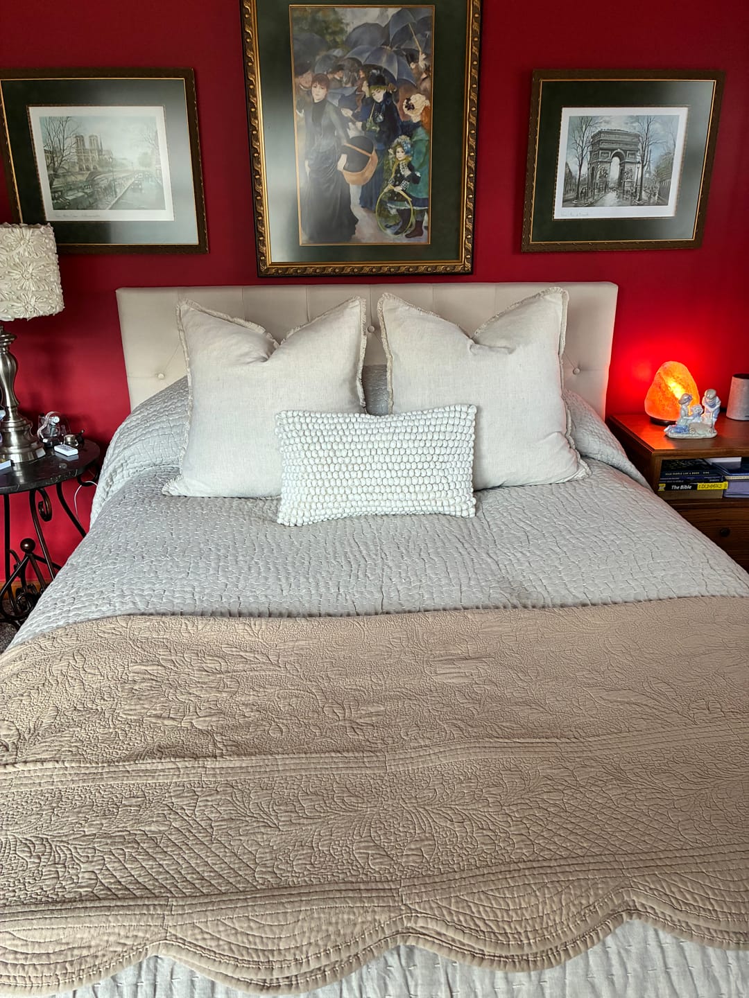 Customer photo review of Wool Blend Pillow Cover