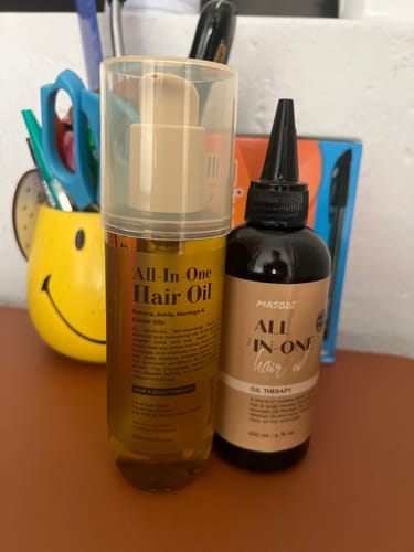Customer photo review of All-In-One Hair Oil 200ml