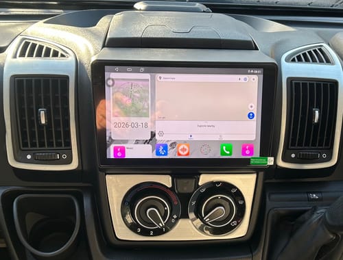 Customer photo review of Fiat Ducato 2015-2023 Wireless Apple CarPlay Upgrade Kit